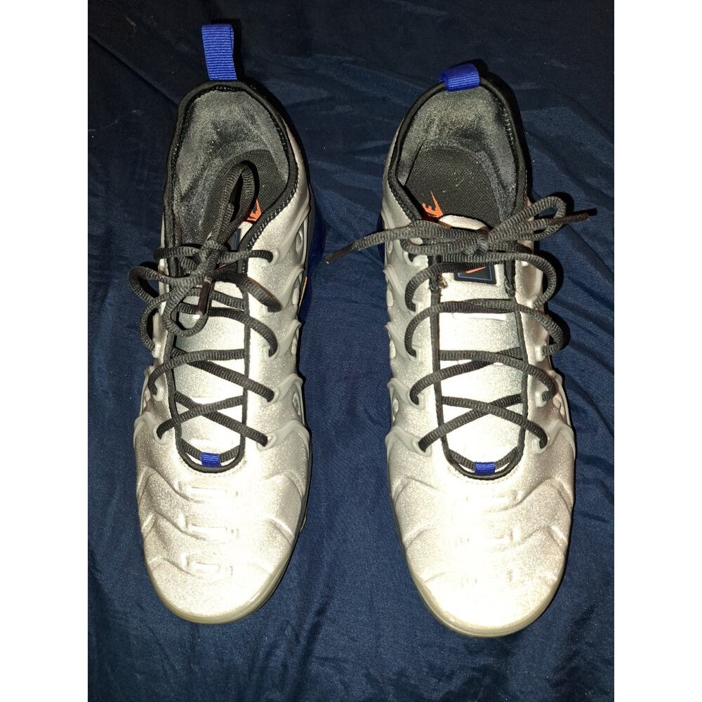 Nike Air VaporMax Plus CU9241-001 Metallic Silver Men's Athletic Sneakers